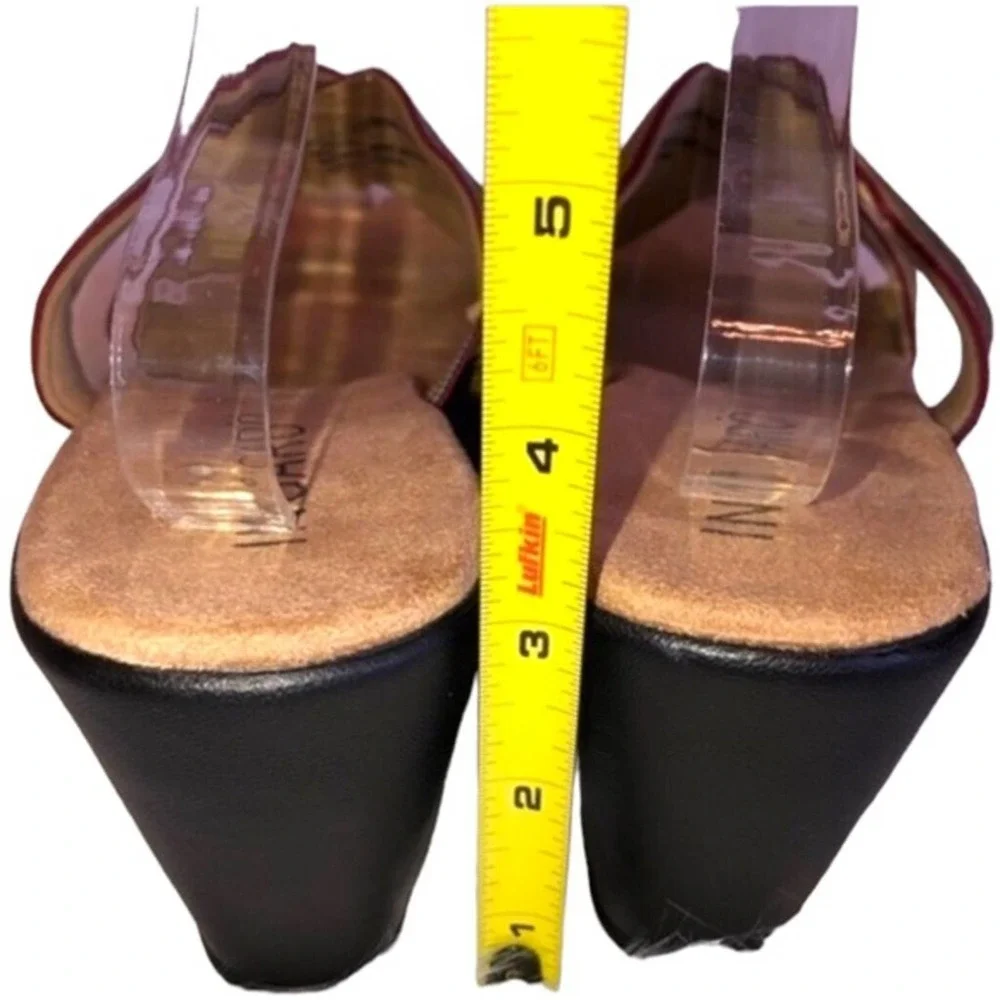 Ingaro Crossfire Stripe Platform Wedge Sandals 10